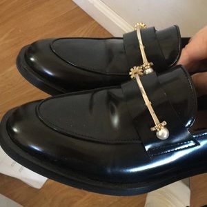 coliac pearl leather loafer size 38